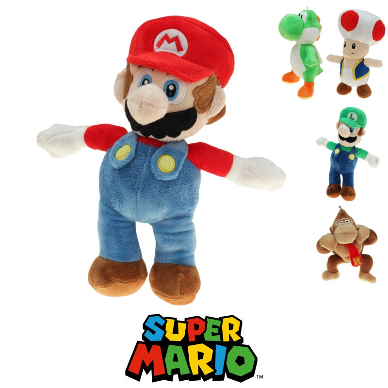 25er Set Super Mario Plüschfiguren – 40 cm (sortiert, Geschenkqualität)
