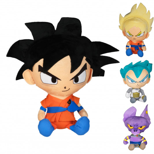 120er Set Dragon Ball Plüschfiguren – 22 cm Stofftiere (4-fach sortiert, Lizenzware)