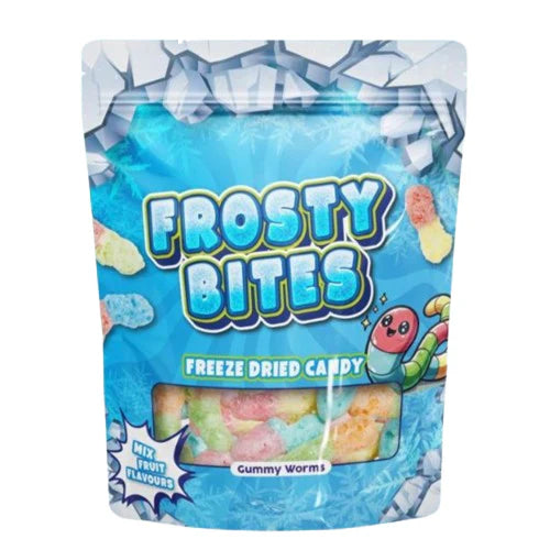 Frosty Bites Sour Worms 50g mhd 2027 | B2B