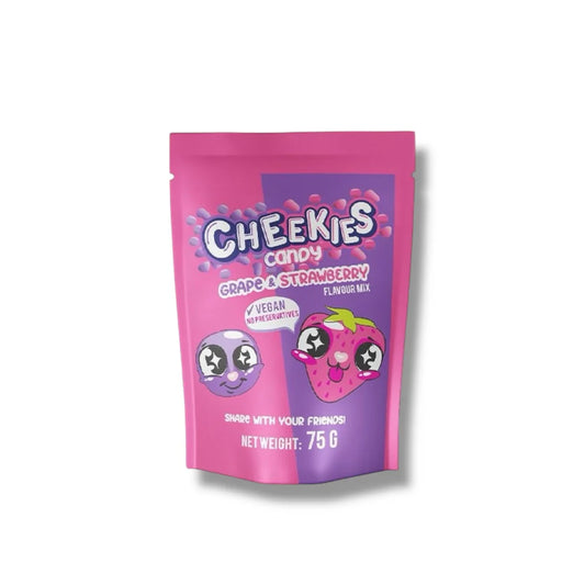 Cheekies Candy Grape & Strawberry 75g | B2B